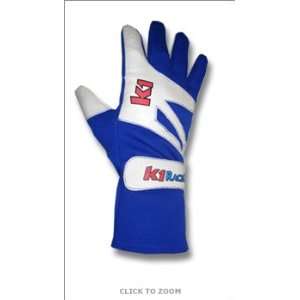  K1 Karting Gloves Blue Automotive