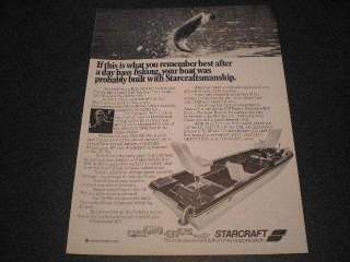 1973 Starcraft Boat Ad Day of Bass Fishing  