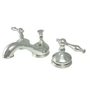   Naples Lever Handles and Pop Up Drain Finish Chrome