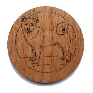  4 inch Shiba Inu Coaster Beauty