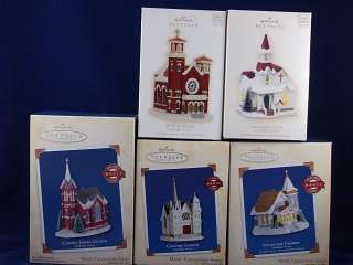 Hallmark Candlelight Services Church Magic Series Christmas Ornaments 