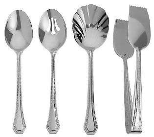 New Reed & Barton stainless steel 120 pc flatware set for 12. Copley 