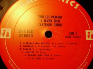 Trio Los Panchos Y Javier Solis   Cantando Juntos LP  