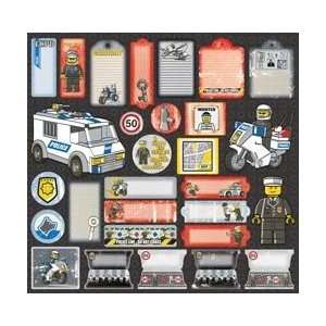  Cardstock Stickers   Lego   Emergency/Police Arts, Crafts 