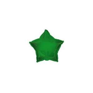   18 CTI Brand Green Star   Mylar Balloon Foil