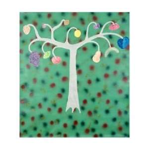  Multi Fruited Tree by Catherine Hazard. Size 19.05 inches 