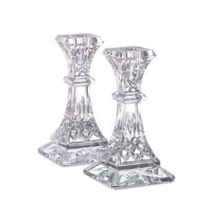  Waterford Crystal Small Lismore Candlestick Set of Two 