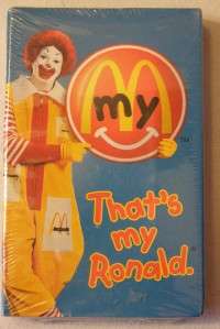 MCDONALDS * THATS MY RONALD.* HAPPY MEAL* TAPE  