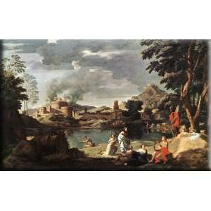   Euridice 30x19 Streched Canvas Art by Poussin, Nicolas