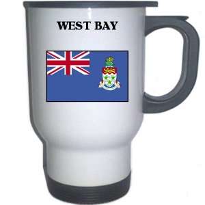 Cayman Islands   WEST BAY White Stainless Steel Mug