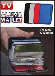 New ALUMA WALLET For Man Woman Credit Card Holder four color  