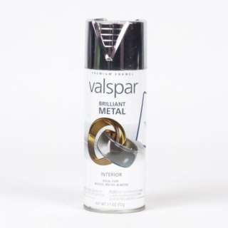 Cans of Valspar Brilliant Metal Spray Paint SILVER  