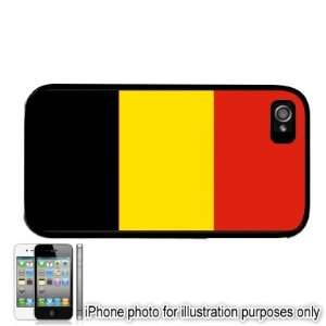  Belgium Belgian Flag Apple iPhone 4 4S Case Cover Black 