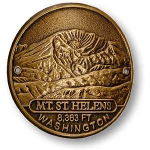  Mt. St. Helens Hiking Stick Medallion 