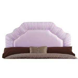  Shirred Headboard in Lilac Size Full Furniture & Decor