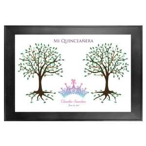  Quinceanera Guest Book Tree # 2 (2) Crown 2 24x36 For 