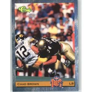  1993 Classic #76 Chad Brown   Pittsburgh Steelers (RC 