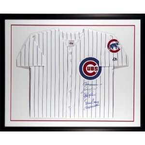  Chicago Cubs   Legends   Framed Multi Autographed Jersey 