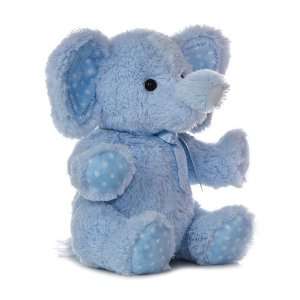   Baby Lots A Dots Plush Soft Blue Elephant Squeaks NEW 