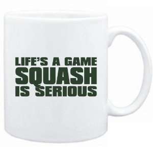  New  Life Is A Game , Squash Is Serious   Mug Sports 