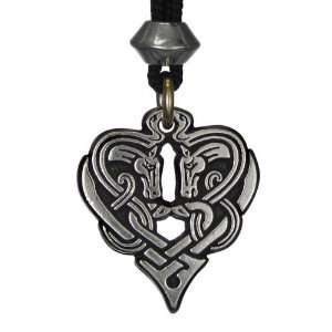  Horse Heart of Destiny Celtic Knot Pendant Equine Jewelry 