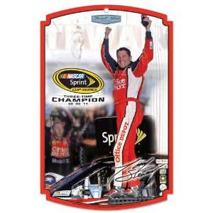  #14 Tony Stewart Sprint Cup Champ Wooden Sign 11X17 
