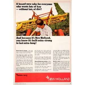  1968 Ad New Holland Sperry Rand Hay Rolabar 258 Farming 