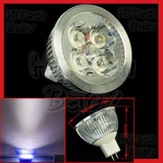 4W LED 50W Halogen 12V MR16 Down Light Bulb Cool White  