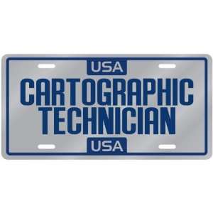  New  Usa Cartographic Technician  License Plate 