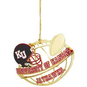 Baldwin University of Kansas Football Helmet 3 inch Sports Ornament 