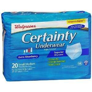   Certainty Underwear, Extra Absorbency, Small 