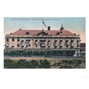  Spokane, Washington   Exterior View of the Terminal and 