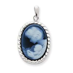  14kt White Gold New Arrival Cameo Pendant Jewelry