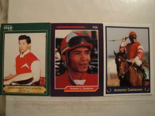 HORSE RACING, JOCKEY CARDS, (LOT 3) ANTONIO CASTANON  