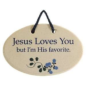  JESUS LOVES YOU PLAQUE 