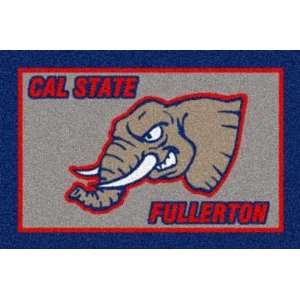  NCAA Team Spirit Rug   California State (Fullerton) Titans 