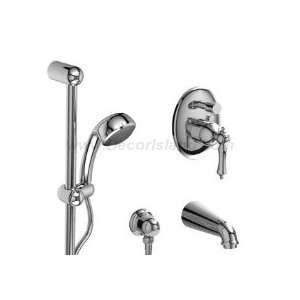  balance tub shower with diverter and stops SO68LCW Crome w/White Cap