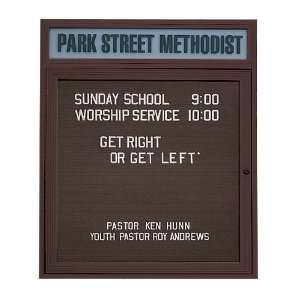  Ghent Outdoor Changeable Letterboard PBBX4   36in x 36in 