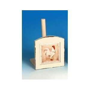 Rooster Chicken Paper Towel Holder Shabby Chic