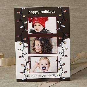  Christmas Lights Personalized Photo Christmas Cards 