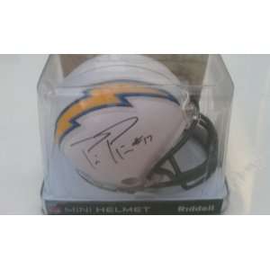   Phillip Rivers Signed San Diego Chargers Mini Helmet 
