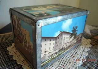 vintage PUERTO RICO DECORATIVE BOX bank POSTCARDS  