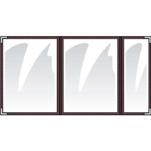  H. Risch TEDQ 8 1/2 x 11 Triple Panel Fold Out Menu 