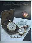 Sothebys Important Watches and Clocks