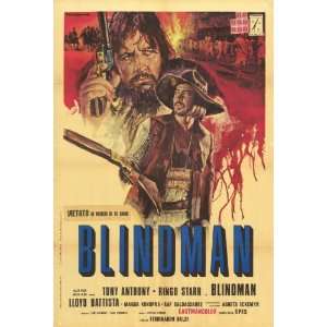 Blindman Movie Poster (27 x 40 Inches   69cm x 102cm) (1972) Italian 