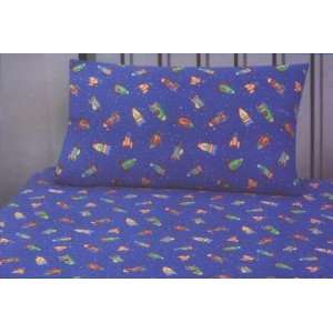   Covers Coolcovers Twin Sheet Set Space Ship Rocket 