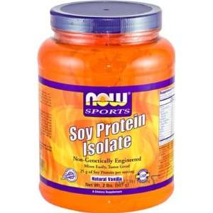  Now Soy Protein Isolate Non GE Vanilla, 2 Pound Health 
