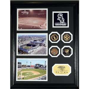  Home Of The White Sox Photo Mint W/ 4 Coins Sports 