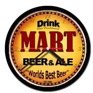  MART beer and ale cerveza wall clock 