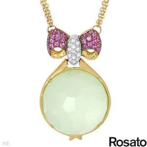  Rosato 25.40.Ctw Quartz 18K Gold Necklace ROSATO Jewelry